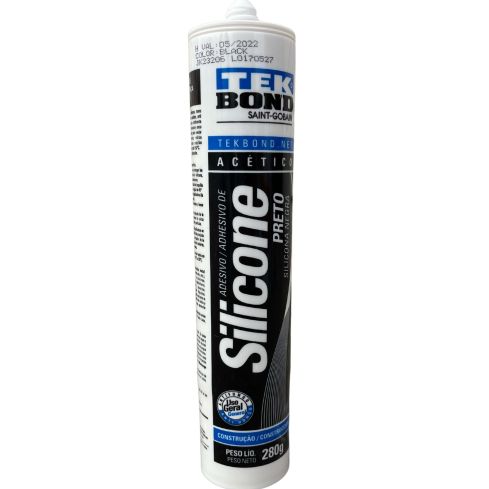 SILICONE ACETICO PRETO 256g - TEKBOND