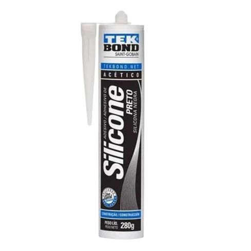 SILICONE ACETICO PRETO 256g - TEKBOND